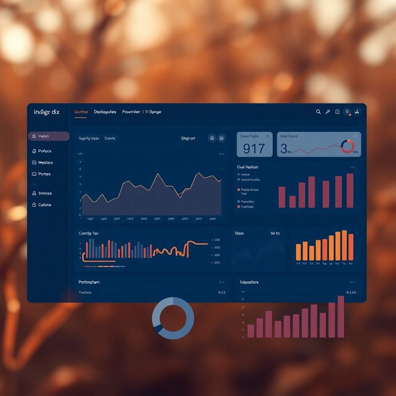 Interfața dashboardului Grup Constantin cu grafice și indicatori KPI
